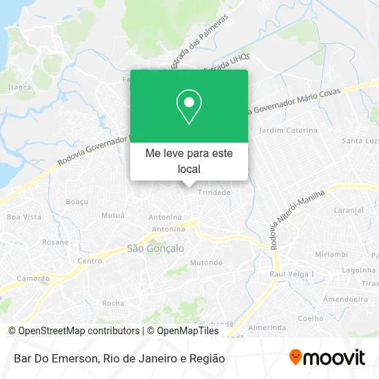 Bar Do Emerson mapa