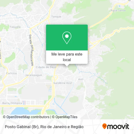 Posto Gabinal (Br) mapa