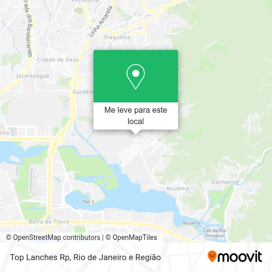 Top Lanches Rp mapa