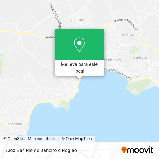 Alex Bar mapa