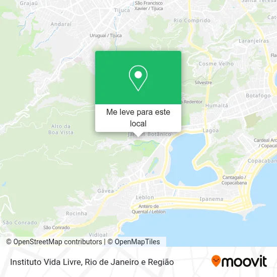Instituto Vida Livre mapa