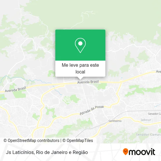 Js Laticínios mapa