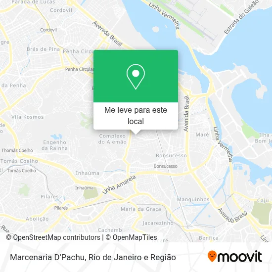Marcenaria D'Pachu mapa