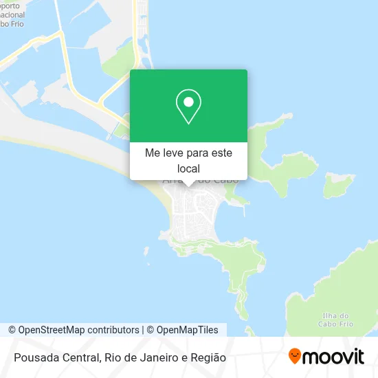 Pousada Central mapa