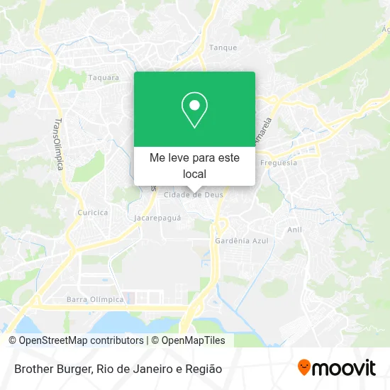 Brother Burger mapa