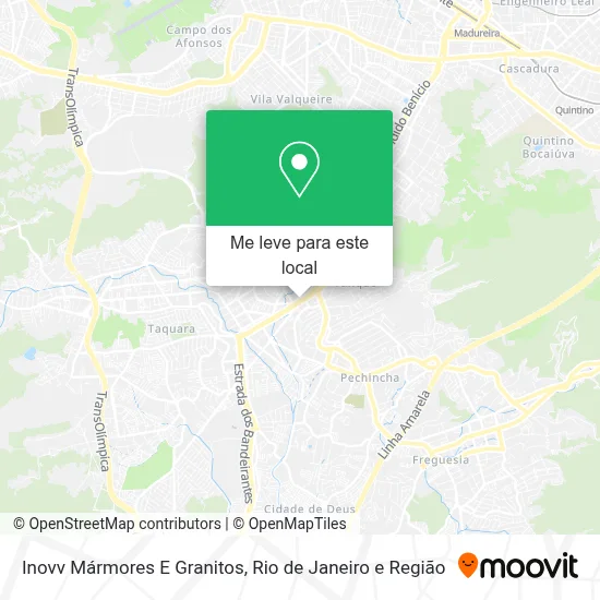 Inovv Mármores E Granitos mapa