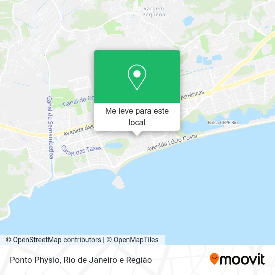 Ponto Physio mapa