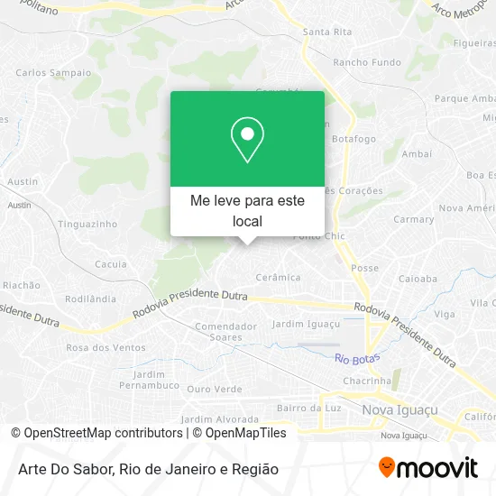 Arte Do Sabor mapa