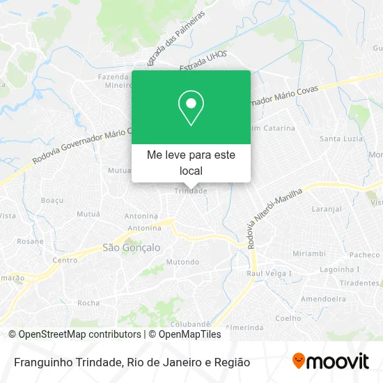 Franguinho Trindade mapa