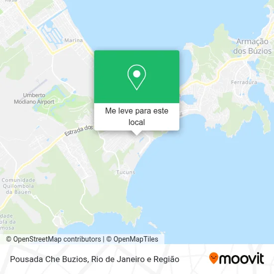Pousada Che Buzios mapa