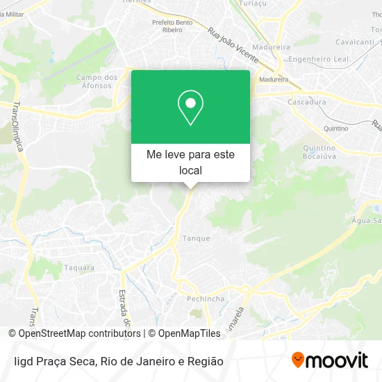 Iigd Praça Seca mapa