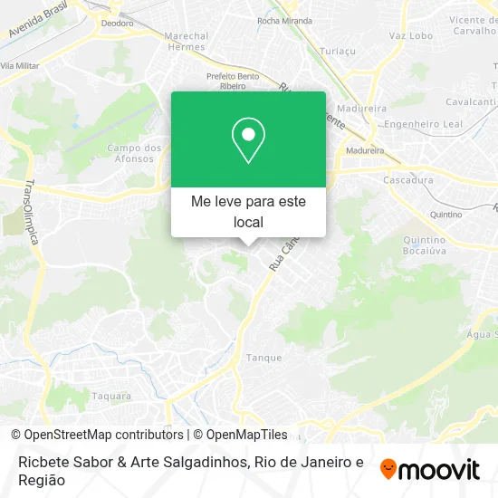 Ricbete Sabor & Arte Salgadinhos mapa