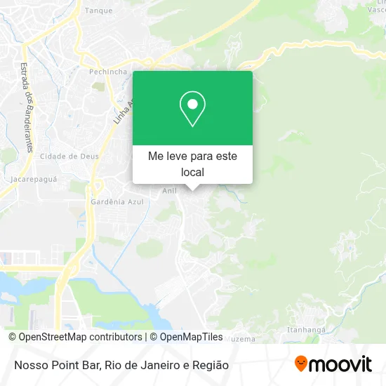 Nosso Point Bar mapa