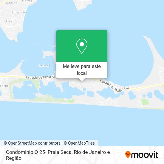 Condominio Q 25- Praia Seca mapa