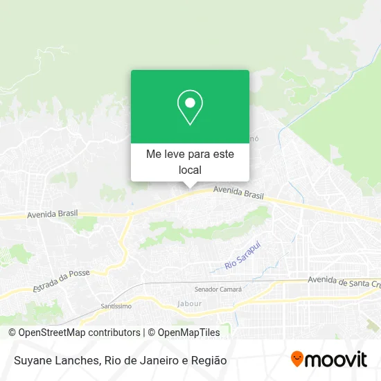 Suyane Lanches mapa