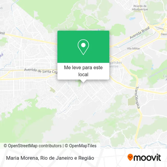 Maria Morena mapa