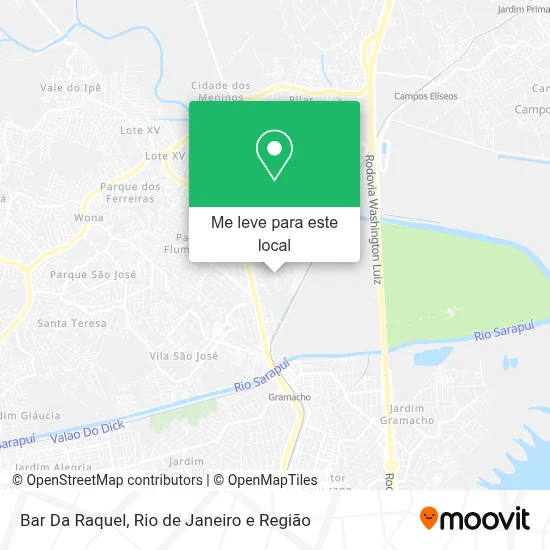 Bar Da Raquel mapa
