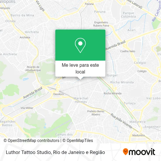 Luthor Tattoo Studio mapa