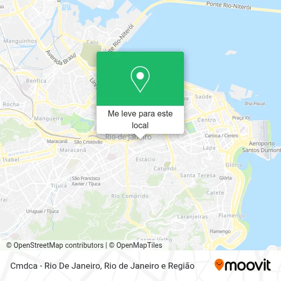 Cmdca - Rio De Janeiro mapa