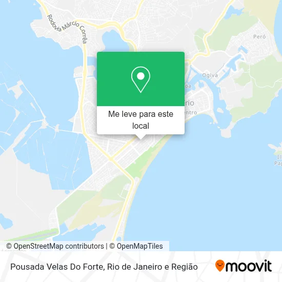 Pousada Velas Do Forte mapa