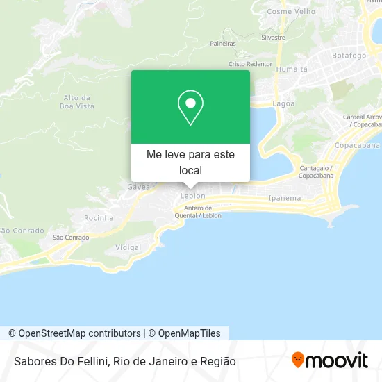 Sabores Do Fellini mapa