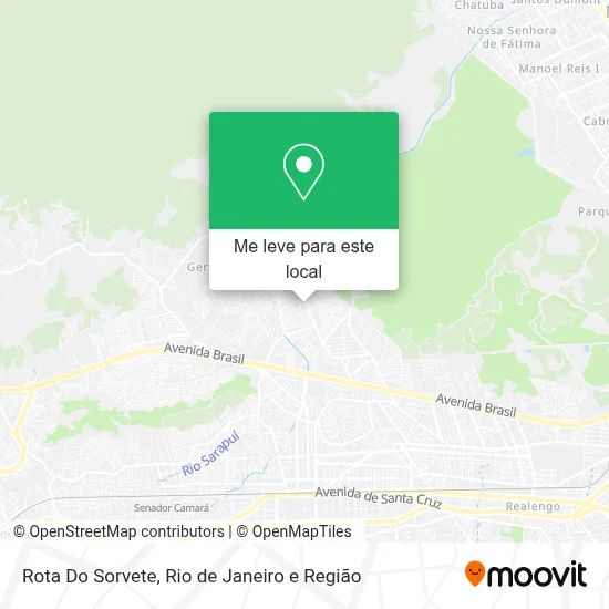 Rota Do Sorvete mapa