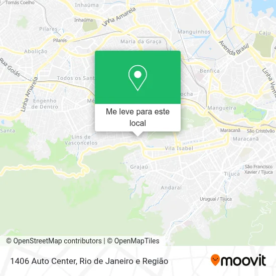 1406 Auto Center mapa