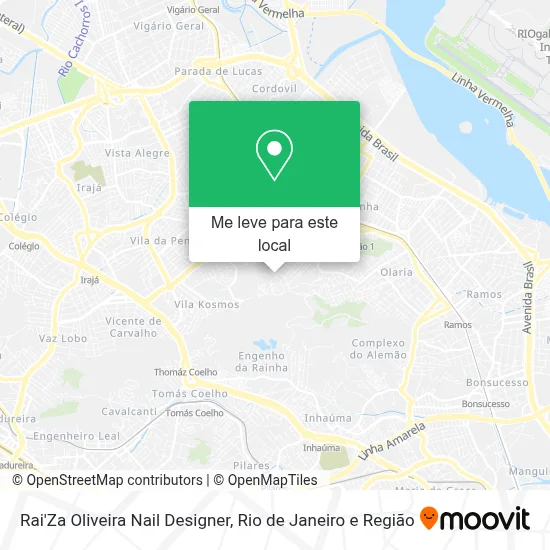 Rai'Za Oliveira Nail Designer mapa