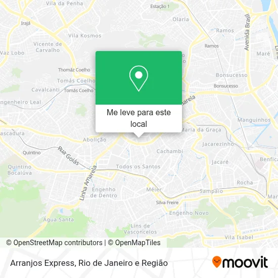 Arranjos Express mapa