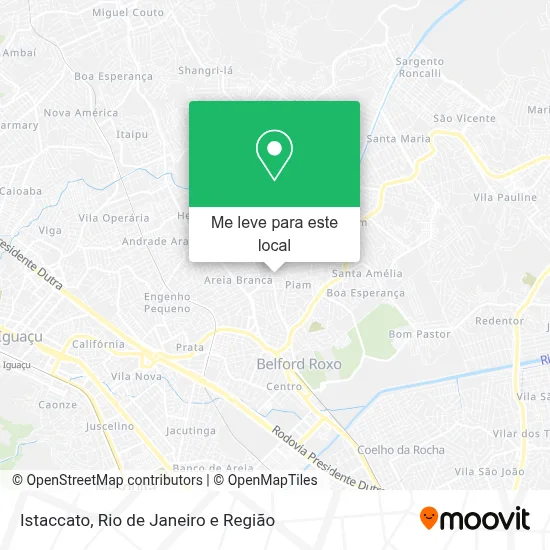 Istaccato mapa