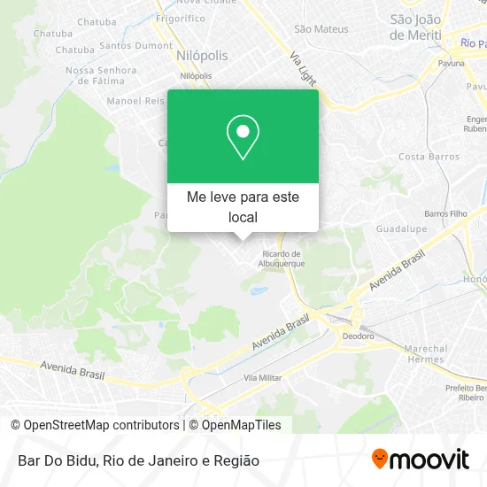 Bar Do Bidu mapa