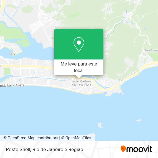 Posto Shell mapa