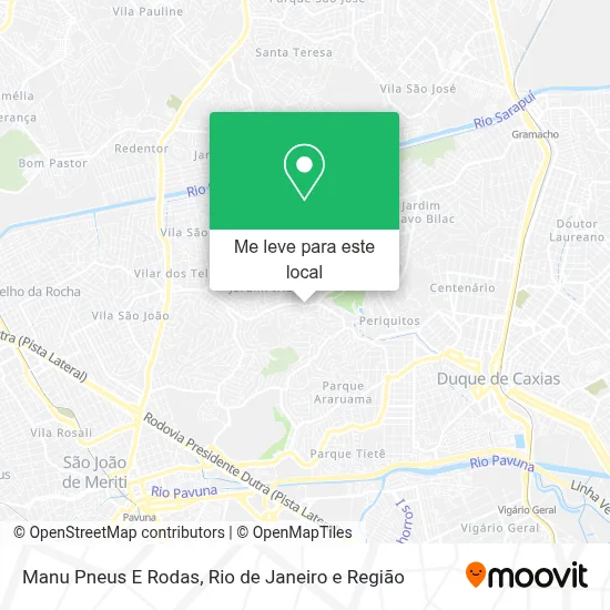 Manu Pneus E Rodas mapa