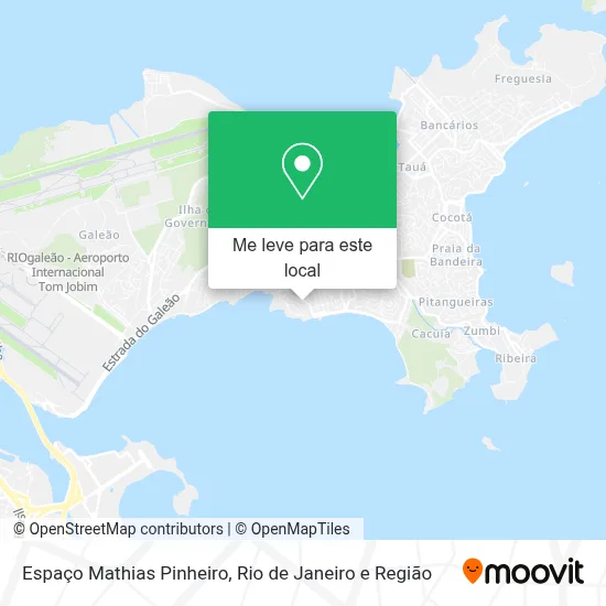 Espaço Mathias Pinheiro mapa