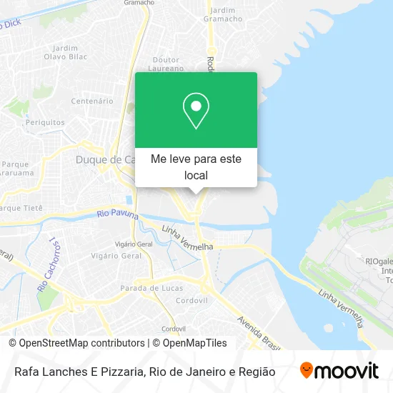 Rafa Lanches E Pizzaria mapa