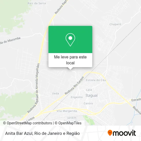 Anita Bar Azul mapa