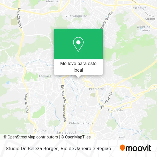 Studio De Beleza Borges mapa