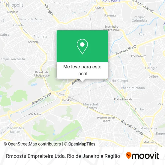 Rmcosta Empreiteira Ltda mapa