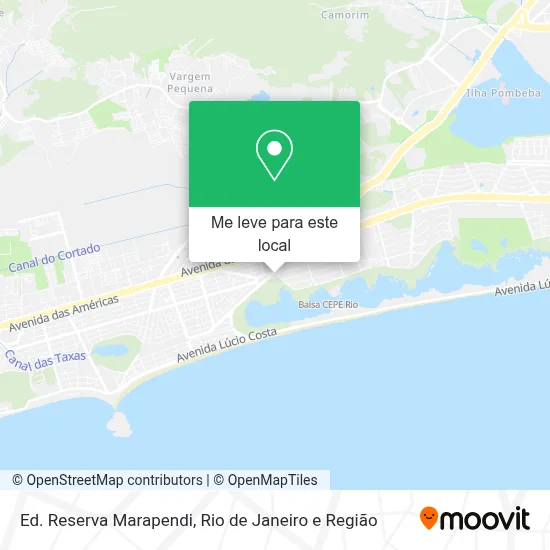 Ed. Reserva Marapendi mapa