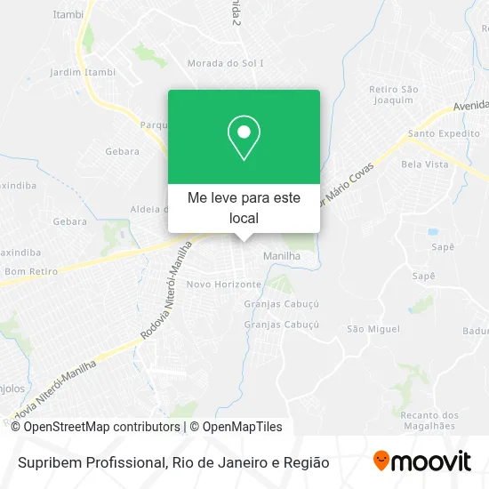 Supribem Profissional mapa