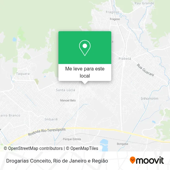 Drogarias Conceito mapa
