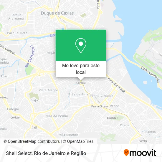 Shell Select mapa