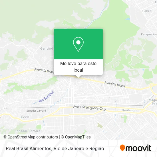 Real Brasil Alimentos mapa