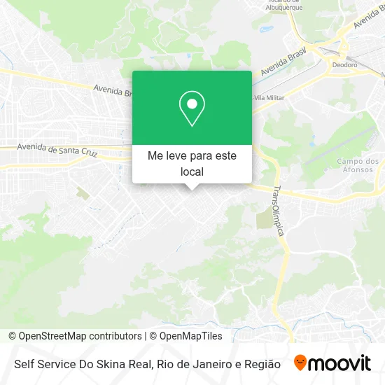 Self Service Do Skina Real mapa
