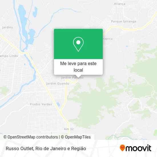 Russo Outlet mapa