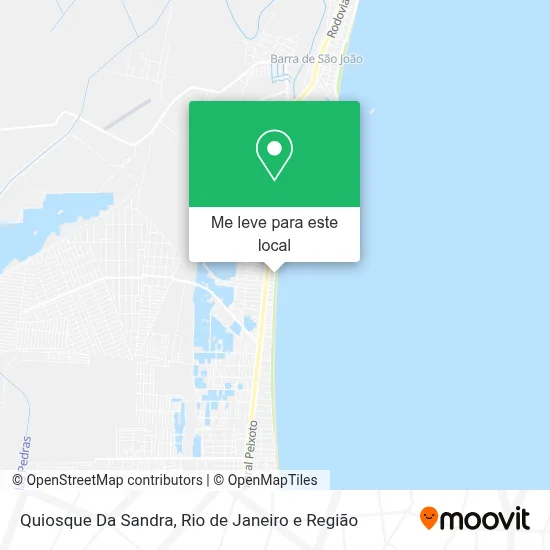 Quiosque Da Sandra mapa