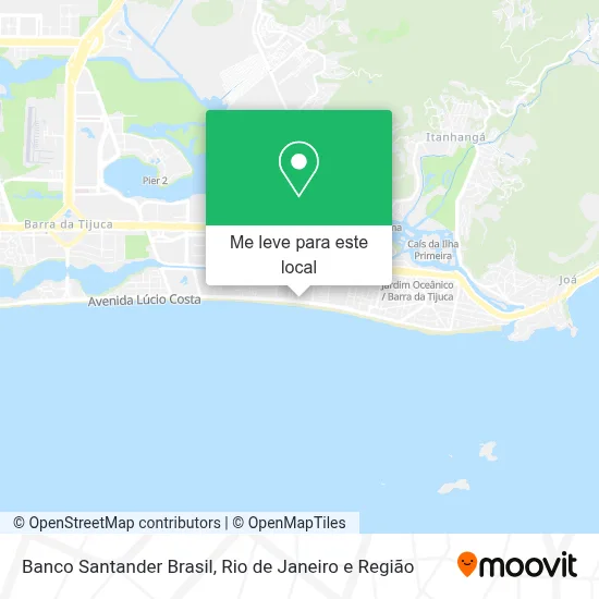 Banco Santander Brasil mapa