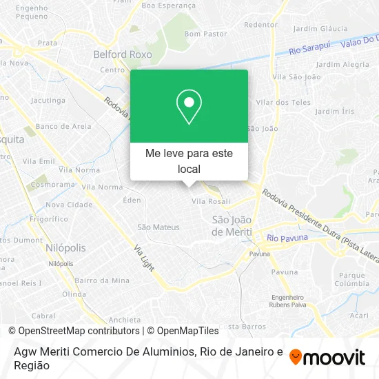 Agw Meriti Comercio De Aluminios mapa