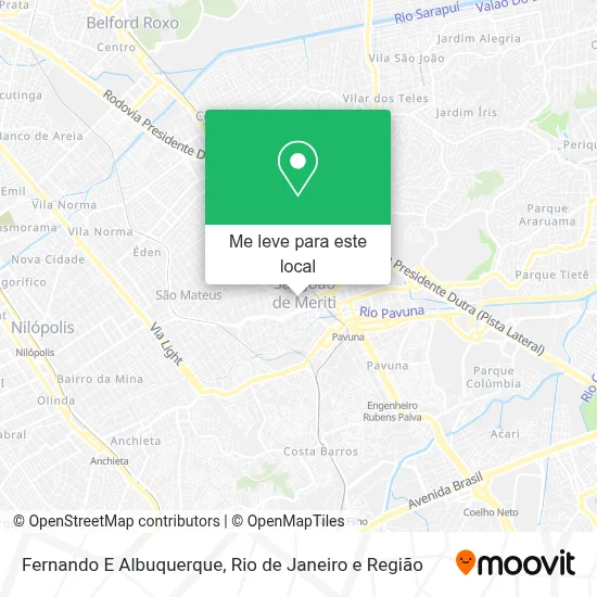 Fernando E Albuquerque mapa