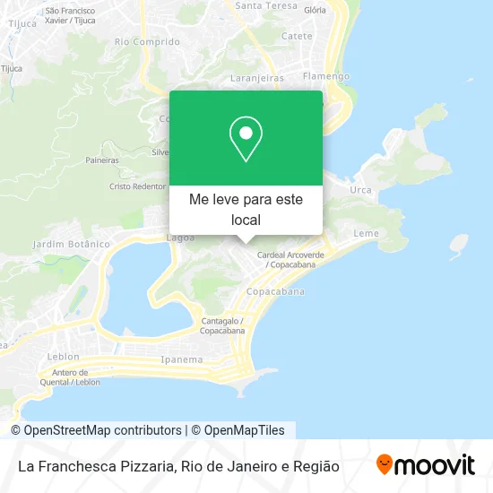La Franchesca Pizzaria mapa